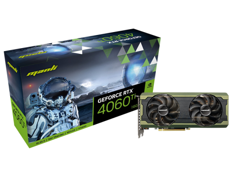 Manli GeForce RTX™ 4060 Ti 16GB(M2565+N719)